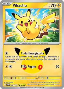 Pikachu - Pikachu Rare - 037/128 Italiano