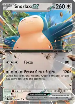 Snorlax ex - DR - 076/131 Italiano