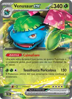 Venusaur ex - DR - 001/142 Italiano