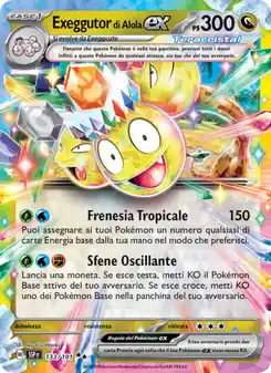 Exeggutor di Alola ex - DR - 133/191 Italiano