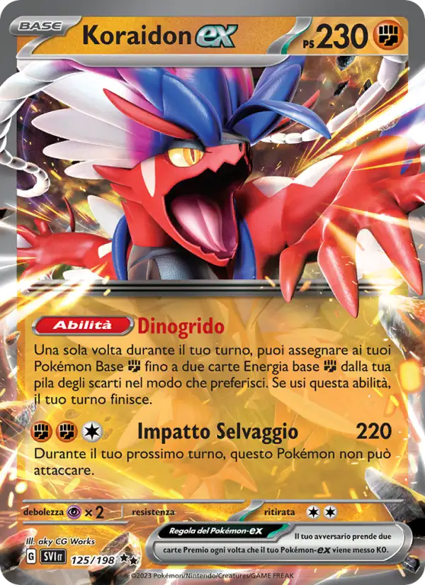 Koraidon ex - DR - 125/198 (SVI)