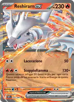 Reshiram ex - DR - 020/086 Italiano
