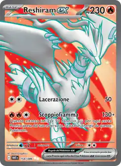 Reshiram ex - UR - 158/086 Italiano